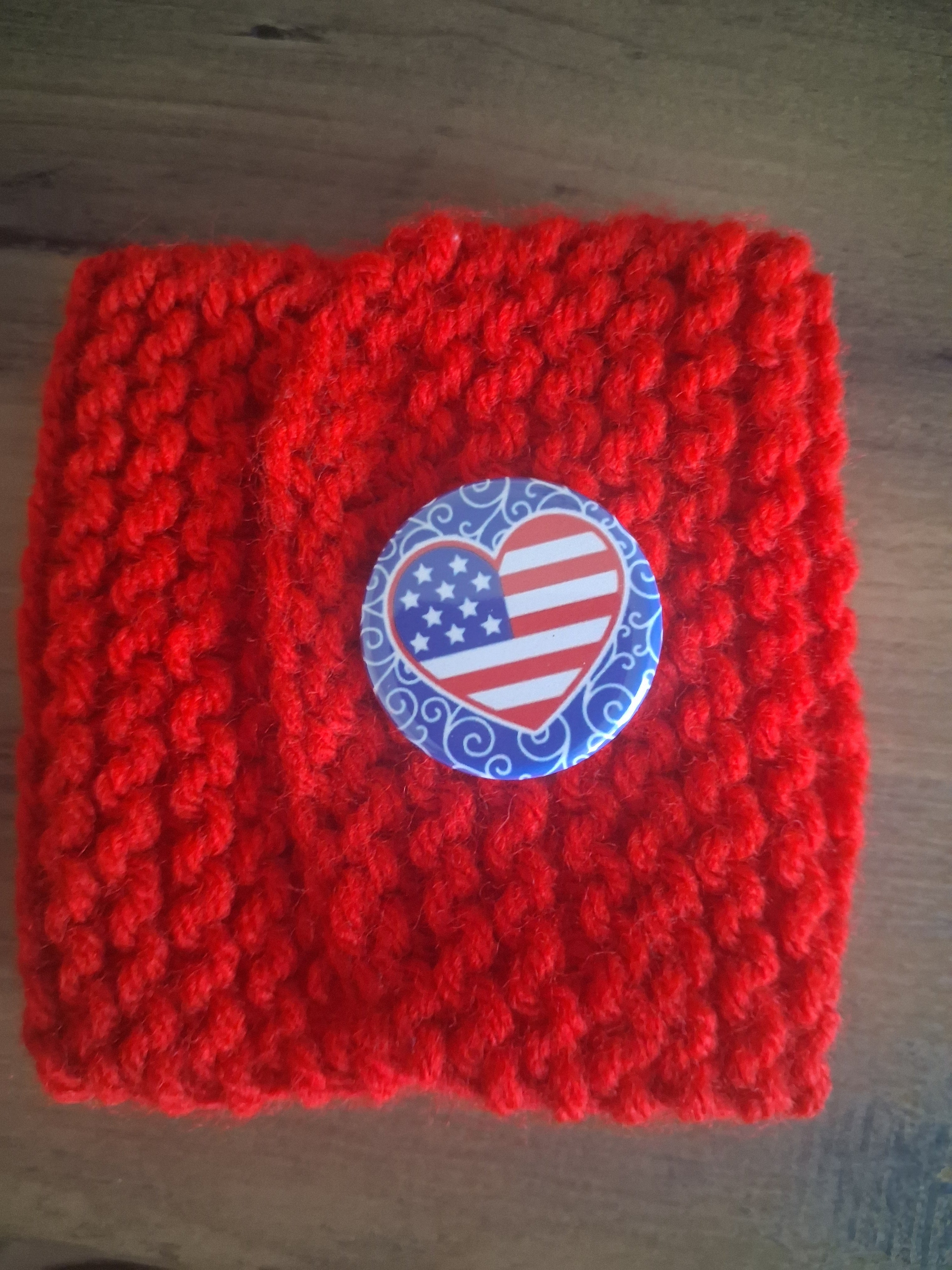 4th of July sleeve/cozy