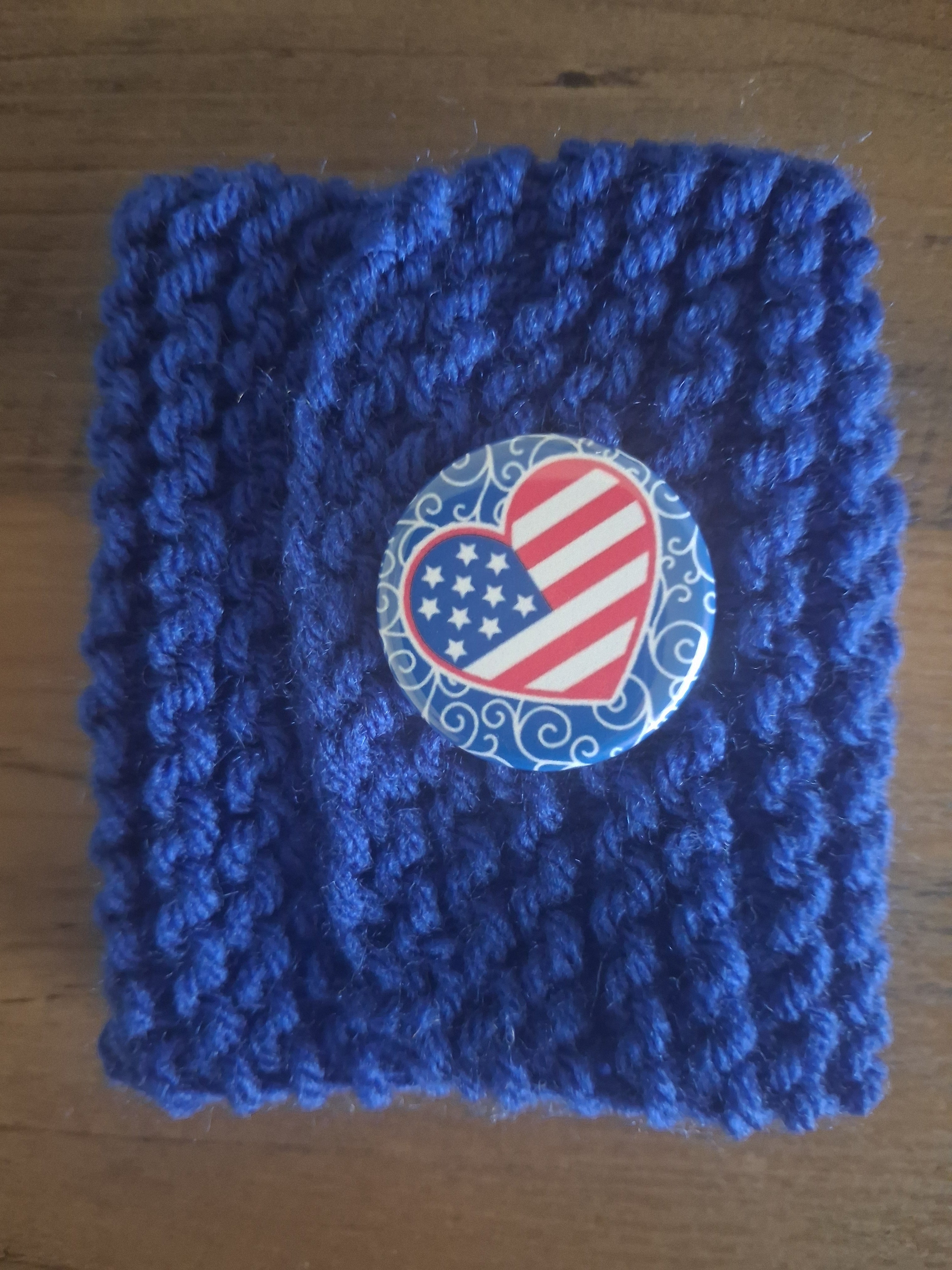 4th of july drink sleeve/cozy