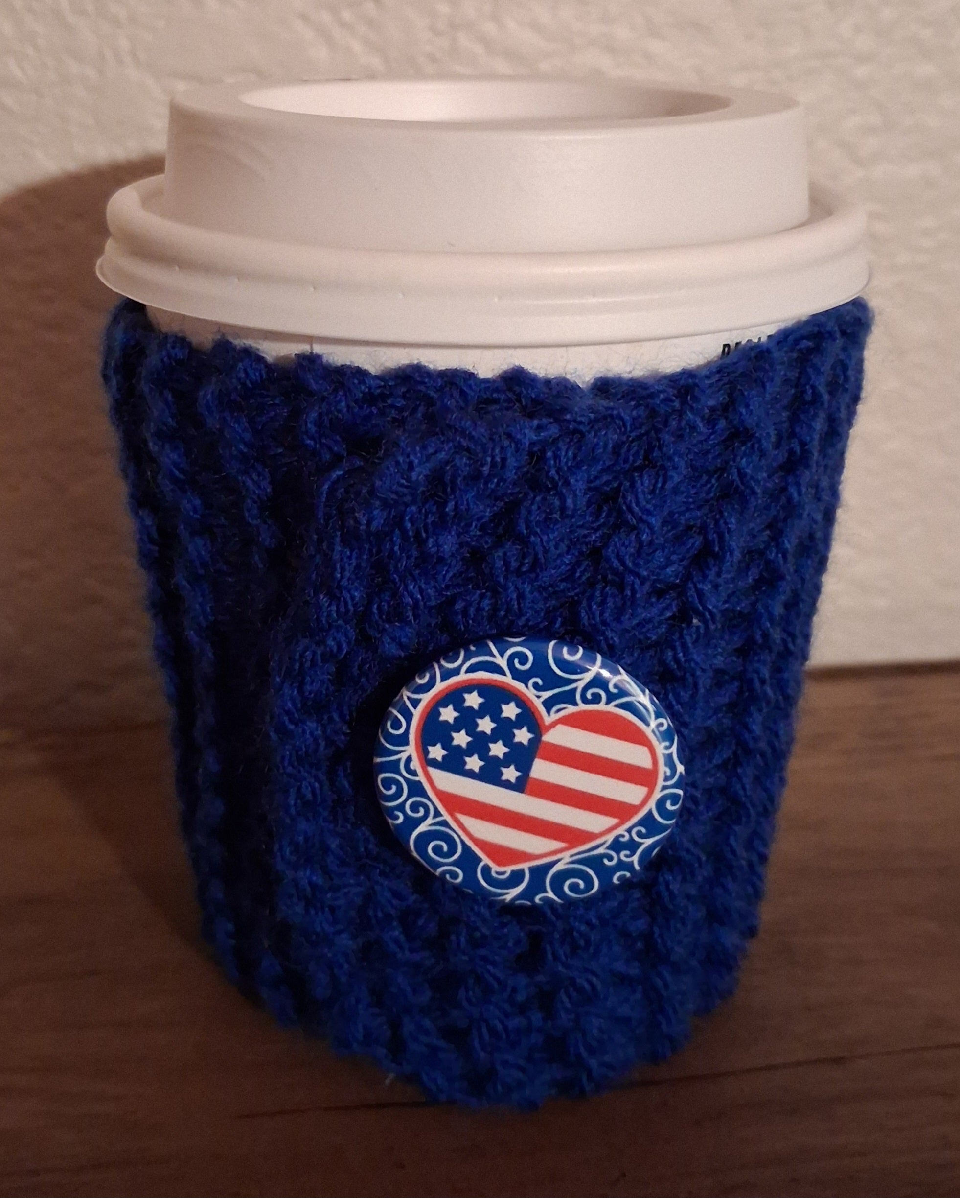 4th of july drink sleeve/cozy