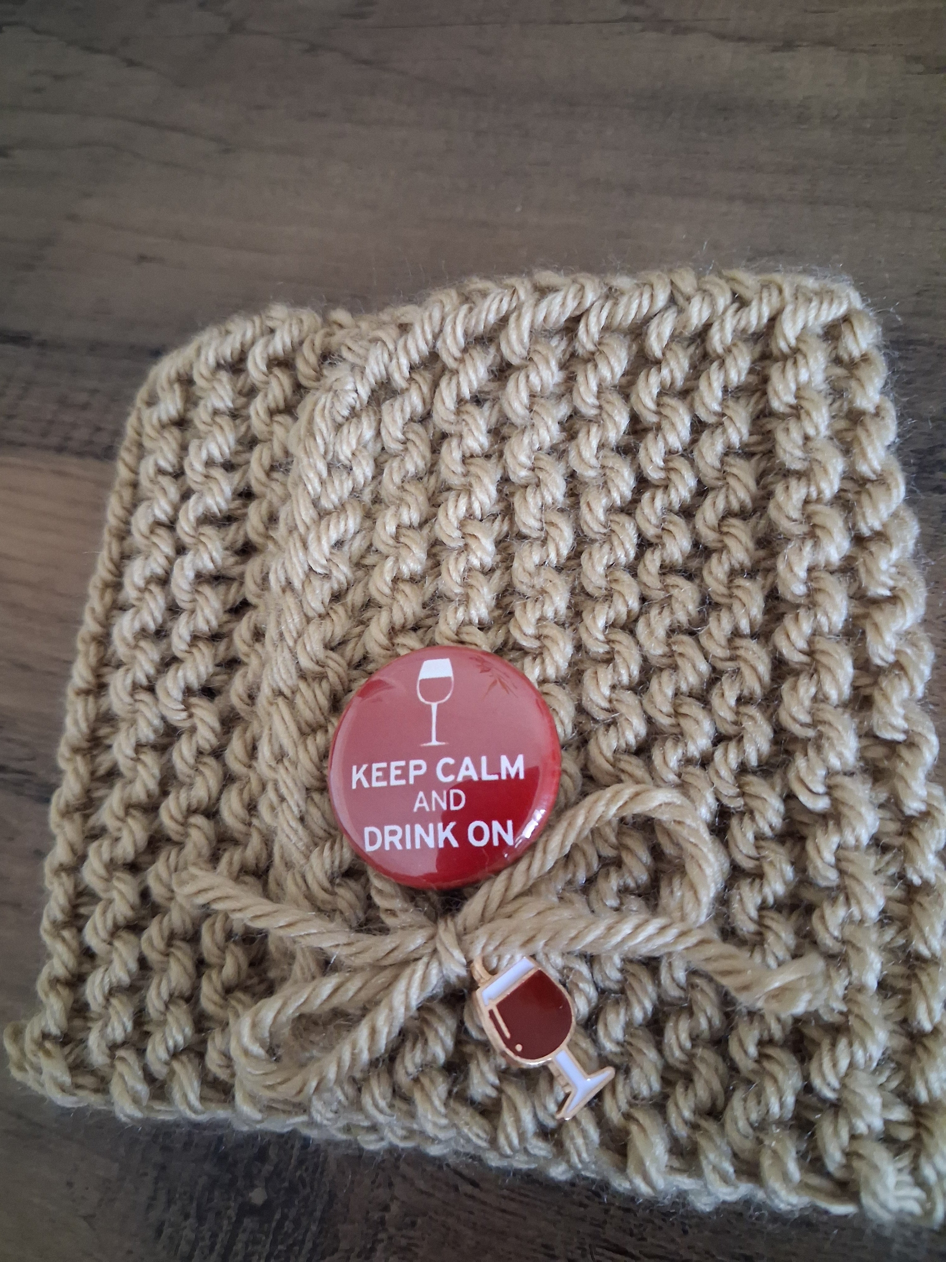 Wine glass cozy