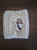 Religious theme drink cozy
