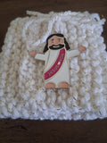Religious drink cozy