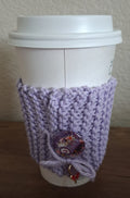 Lavendar cup cozy