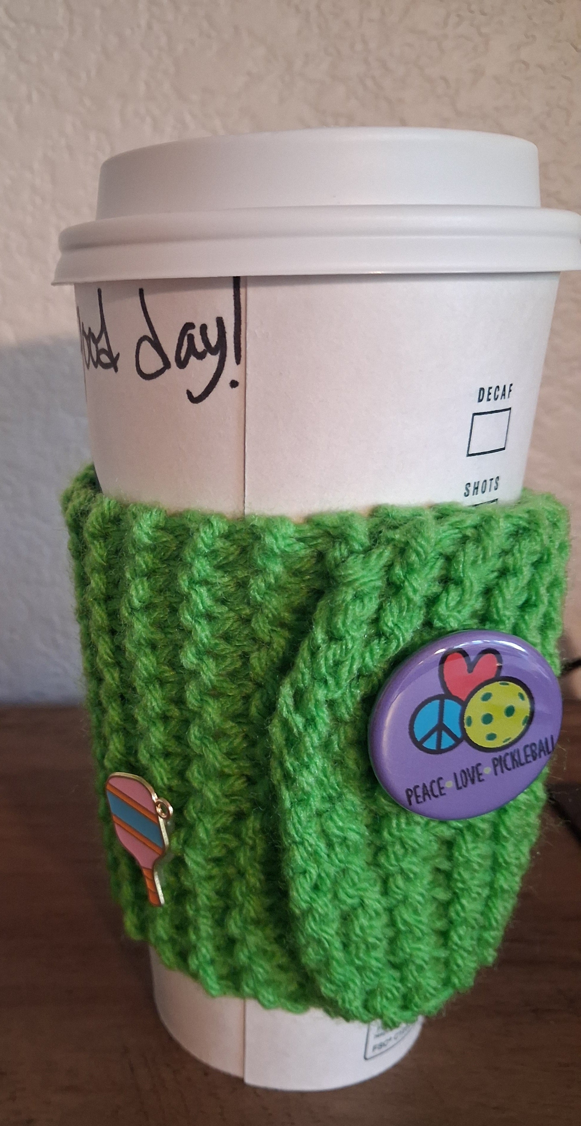 Pickleball lovers drink cozy