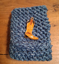 Western theme wrist cozy