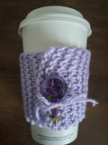 Lavendar cup cozy