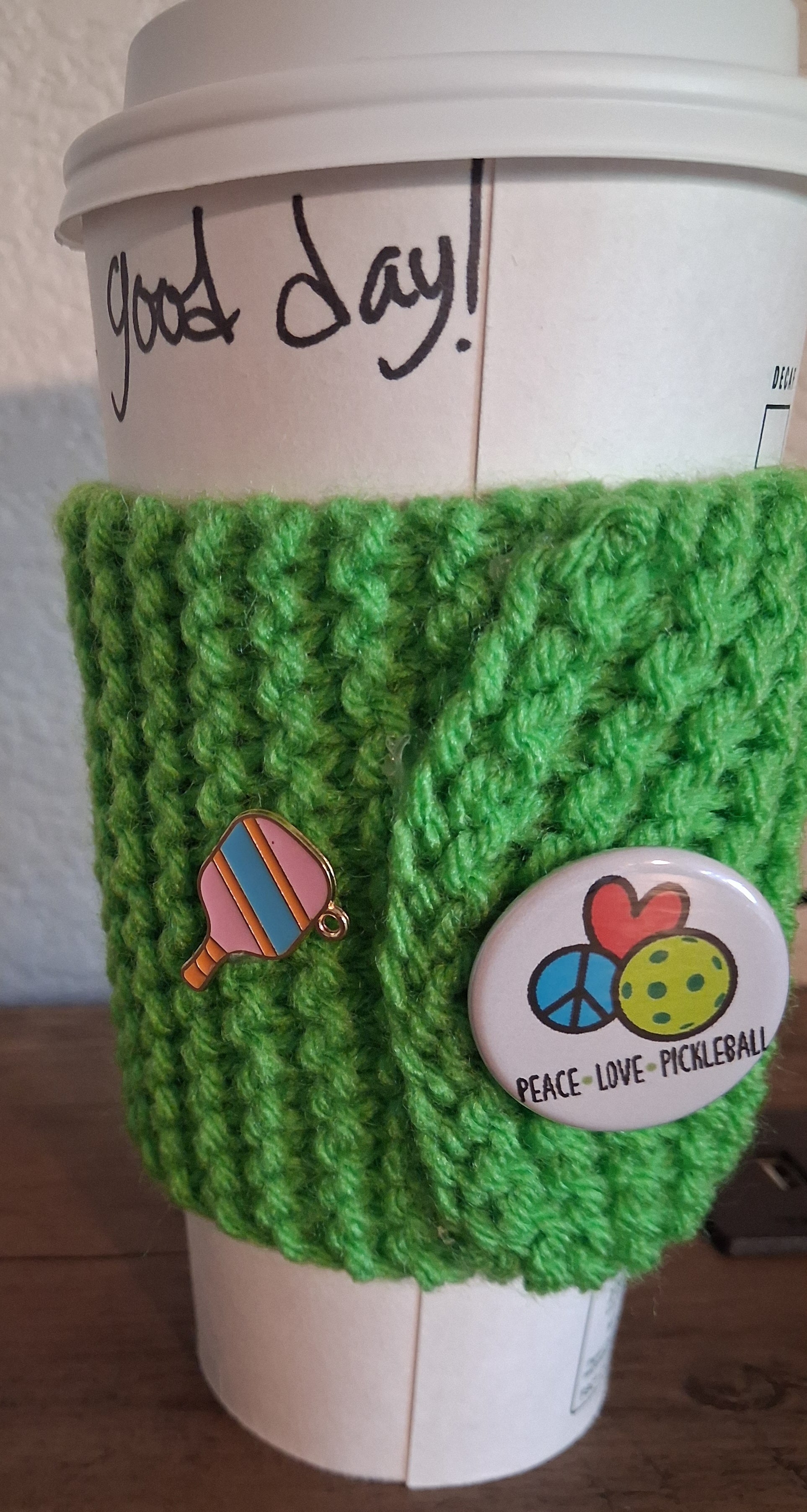 Pickleball lovers drink cozy